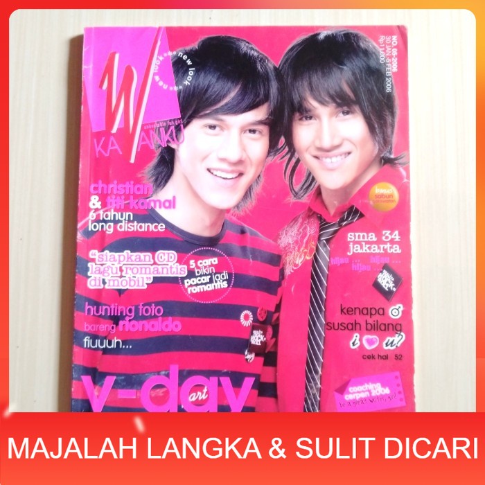 Majalah KAWANKU No.5 Jan 2006 HERJUNOT ALI &amp; VINO G. BASTIAN Langka