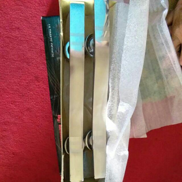 Paket Handle Pintu Stainless 25cm 1set + Body Pelor Promo Termurah