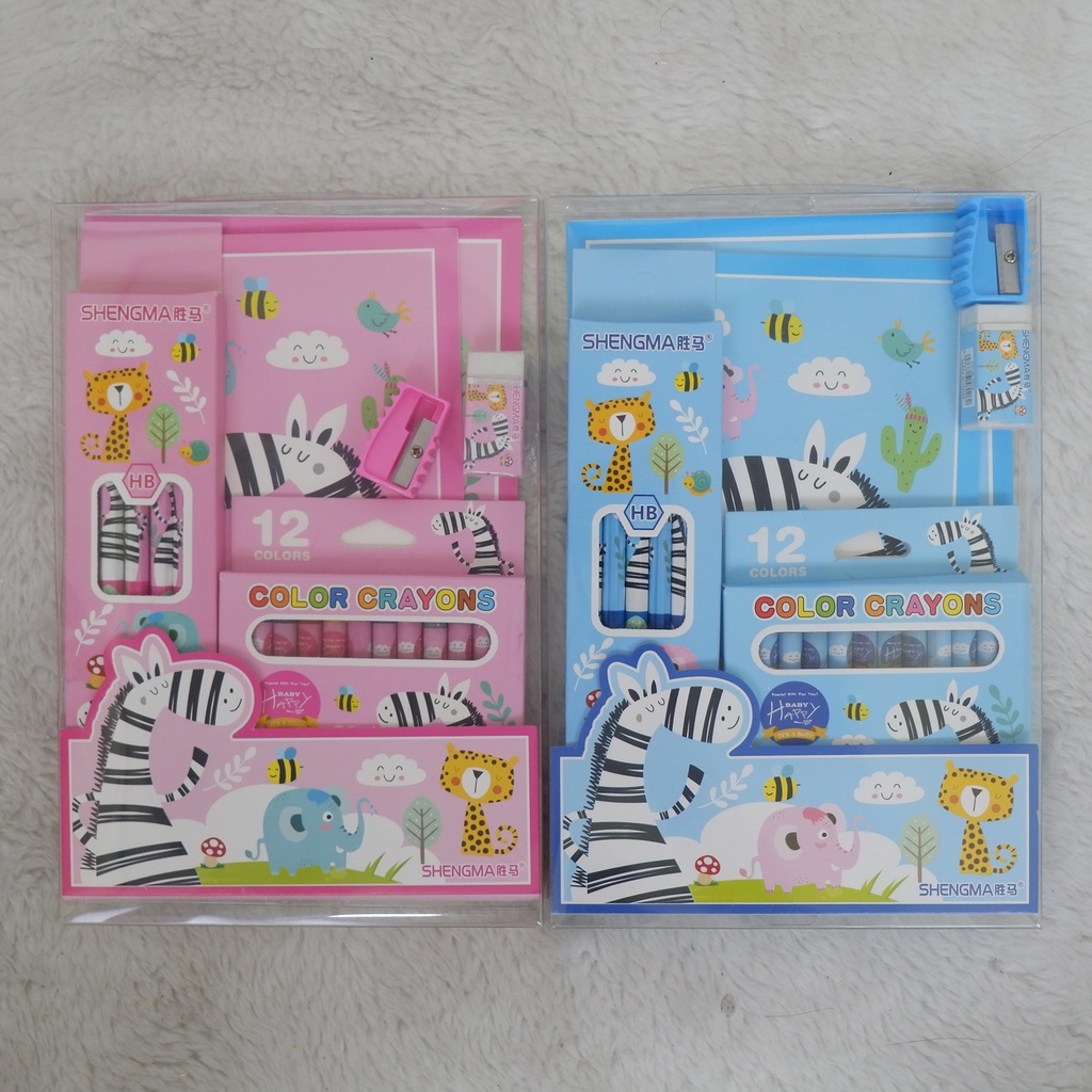 

STATIONERY SET #41169 Set Alat Tulis Anak Karakter Fancy Gambar Lucu