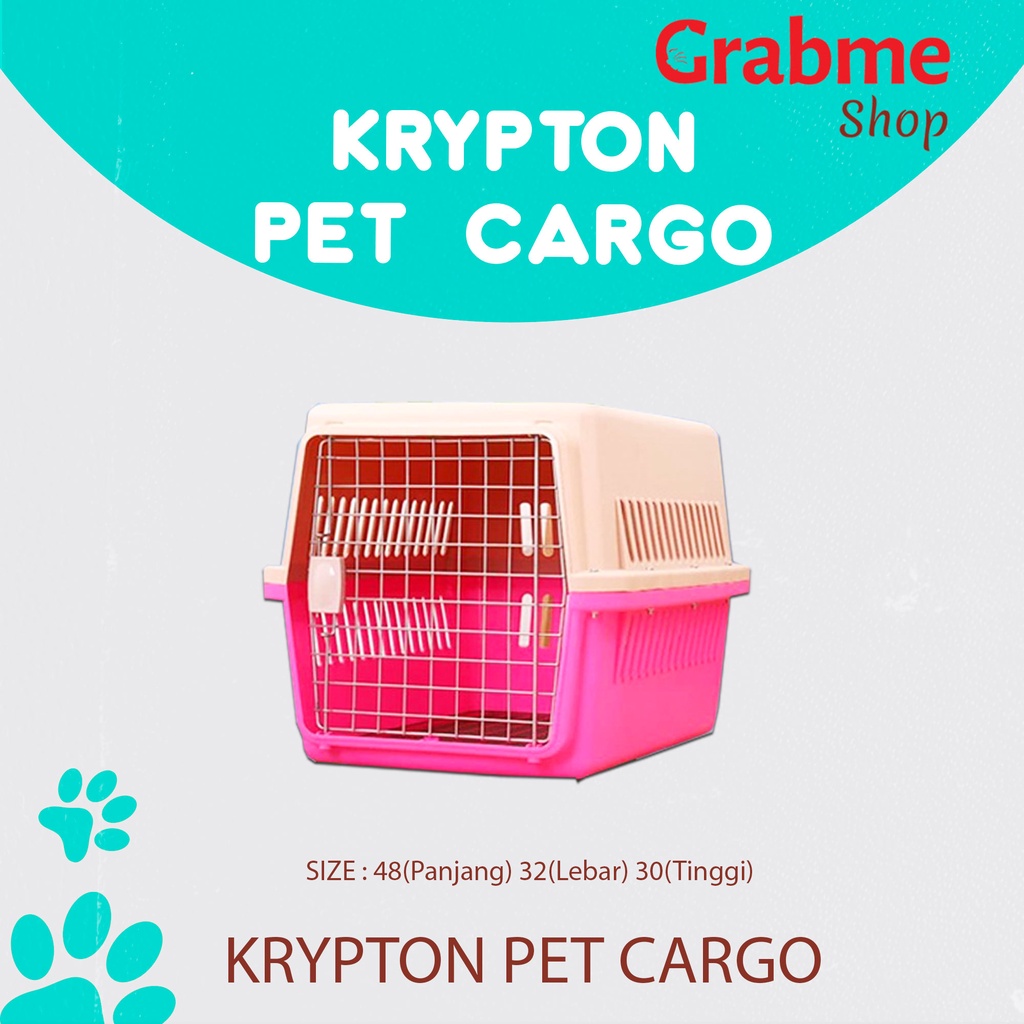 Pet Carrier / Pet Cargo kandang untuk Kucing Anjing dan hewan peliharaan