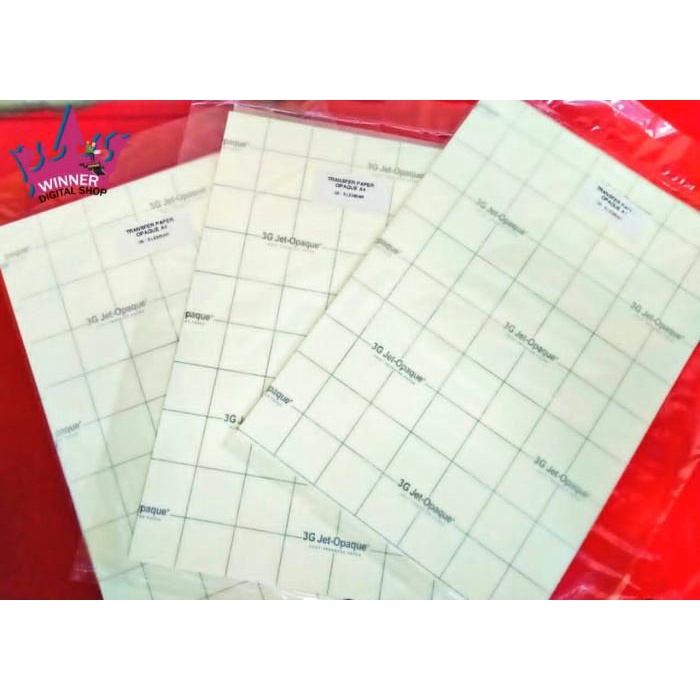 

Binder | Transfer Paper 3G Opaque A4 Kualitas Terbaik
