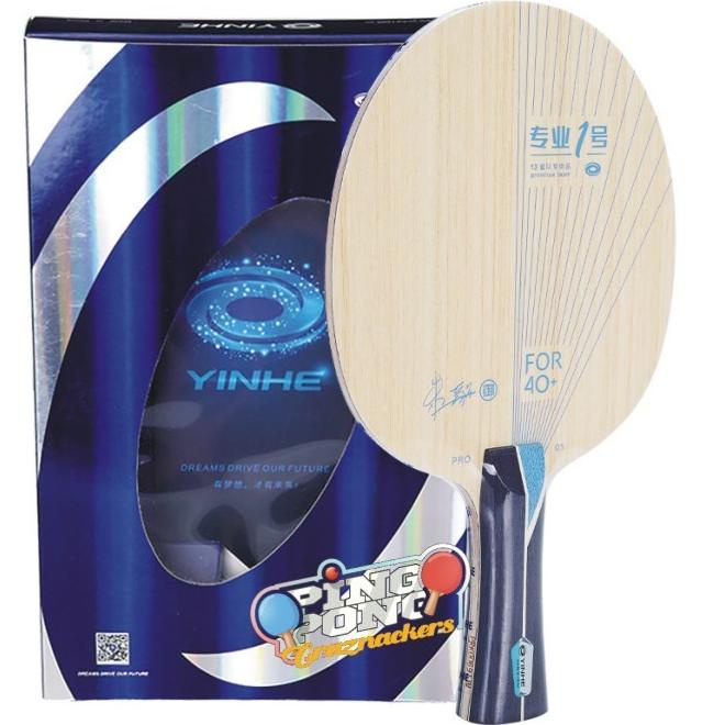 Bet Tenis Meja Yinhe Pro 01 Fl Carbon Blade Pingpong Kayu Balsa Pro 01 Niasemall