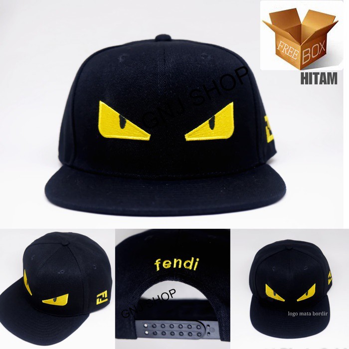 Topi Import MONSTER EYE SNAPBACK cap Pria / Wanita