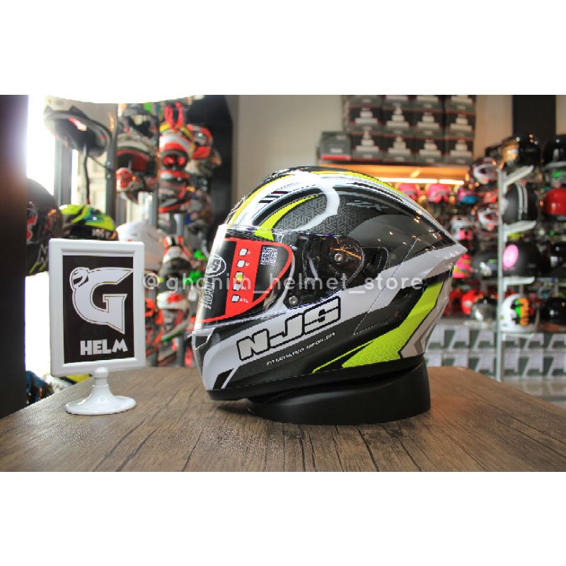 NJS ZX1 Motif Specter Helm Full Face