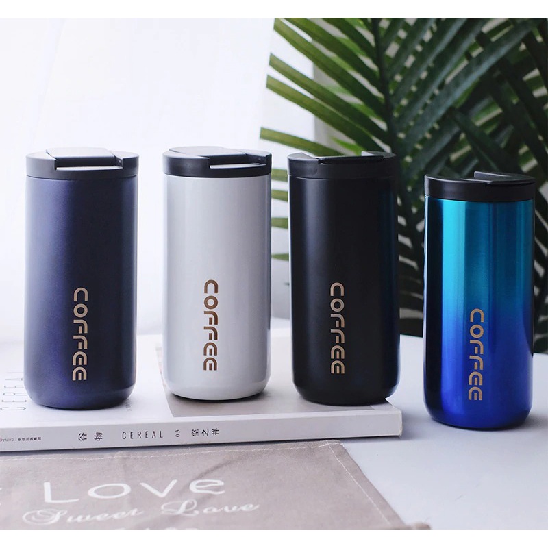 Botol Minum Termos Kopi Teh Thermos Tumbler Aestethic Gift Bottle Stainless Steel Mug - 450ml