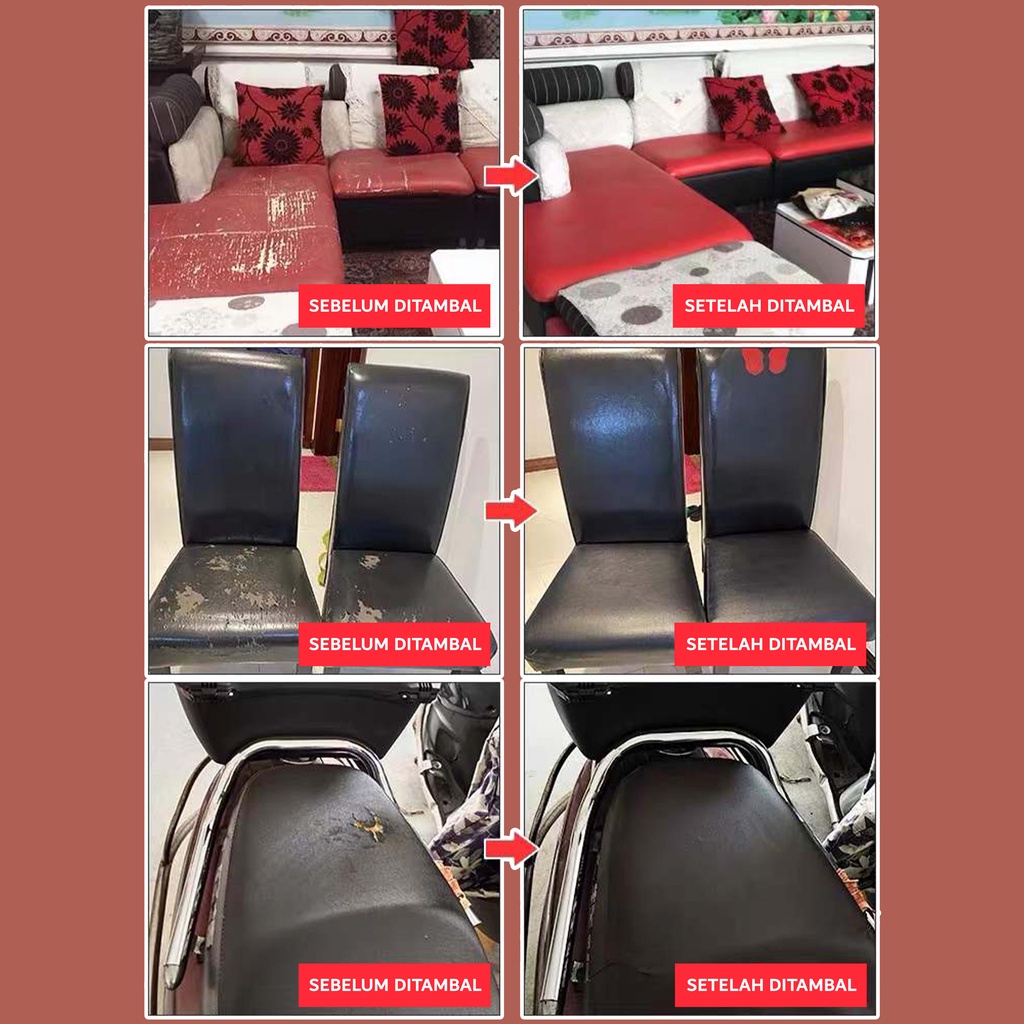 perbaiki jok motor/Perbaikan kulit yang rusak/kulit sofa yang terbuat dari kulit/kursi tas yang berlubang/Stiker kulit PVC