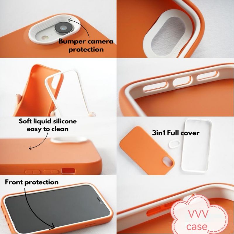 0511 VVVCASE CASING HP 3 in1 pastel doff Samsung A12 A22 M22  A32 A21s A20 A30 A52 A52s A72 A02s M02