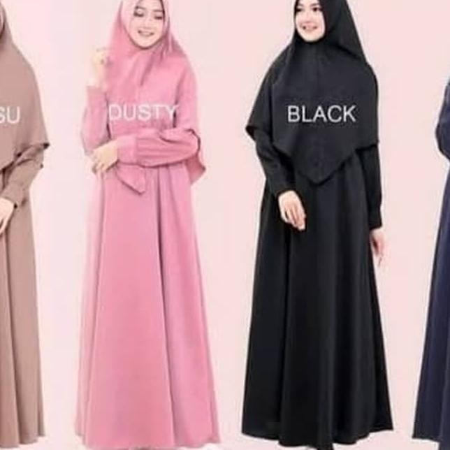 GAMIS POLOS SYARI WOLFIS MONALISA TRENDY