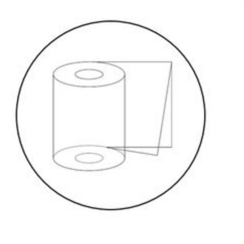 plastik POF Shrink lebar 7&quot; roll besar