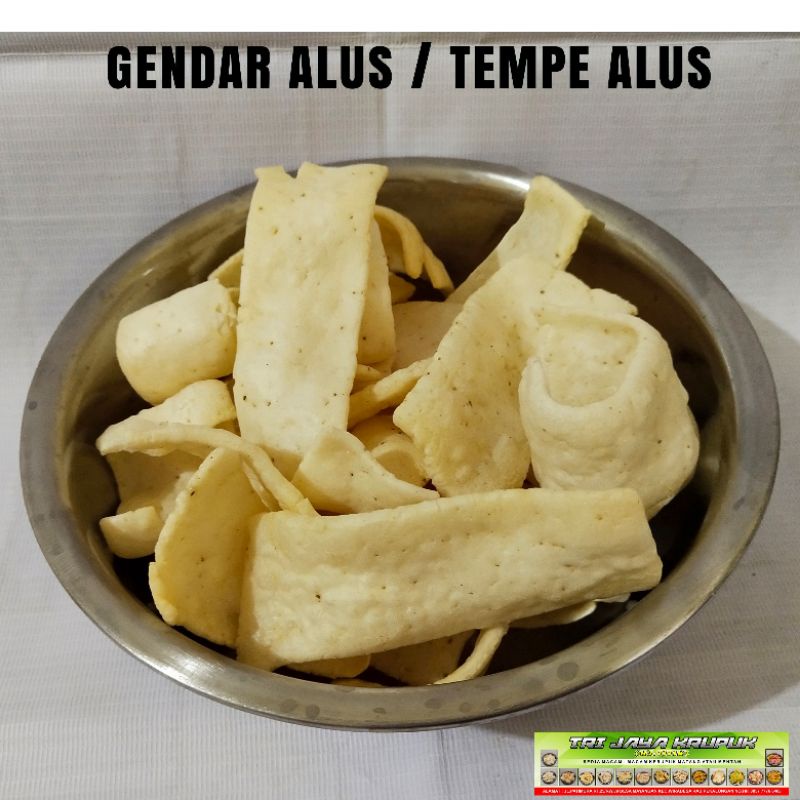 

KERUPUK / krupuk GENDAR TEMPE HALUS ENAK kemasan 1kg