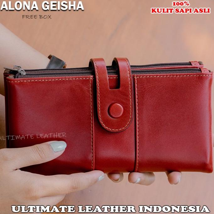 Dompet Wanita Panjang dompet kulit wanita Branded - Ultimate Leather
