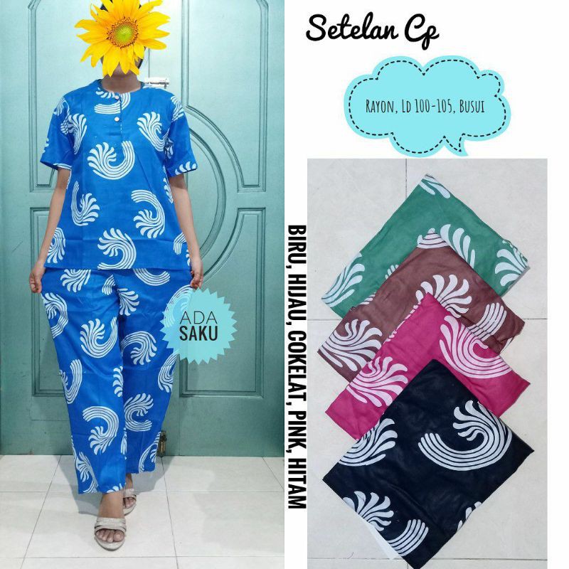 SETELAN CP RAYON LD 100 - 105 CM | SETELAN RAYON TERMURAH | SETELAN RAYON KEKINIAN TERLARIS 2020