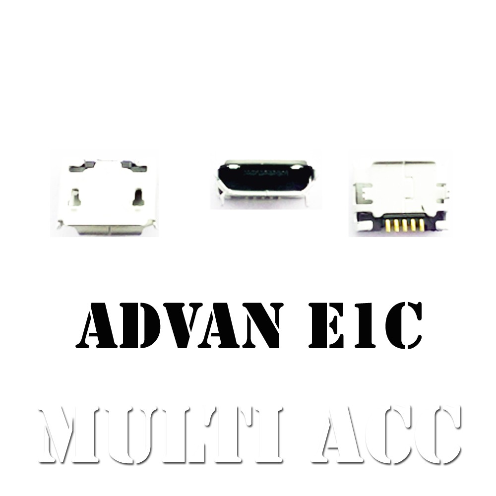 KONEKTOR CAS CHARGER ADVAN E1C HP CINA MICRO USB UNIVERSAL