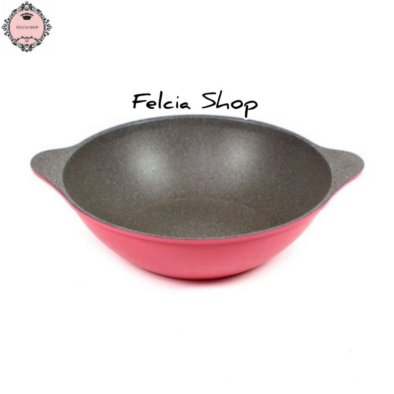 Chefria Wok 2 Handle 28cm/Wajan/Panci Korea