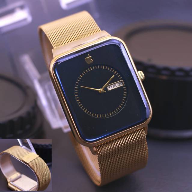 Jam Tangan Wanita Atau Pria ( Unisex ) Iphone Tanggal Hari Aktif