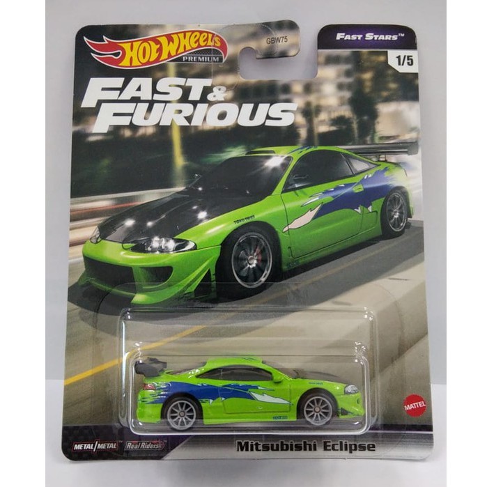 BEST SELLER | MITSUBISHI ECLIPSE Hijau Diecast Hot Wheels HW Fast Stars and Furious F9 The Fast Saga FNF Premium