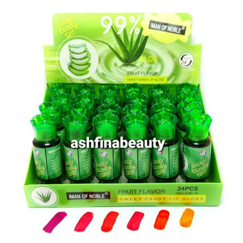 LIP TINT ALOE VERA IMAN OF NOBLE HARGA 6 PCS