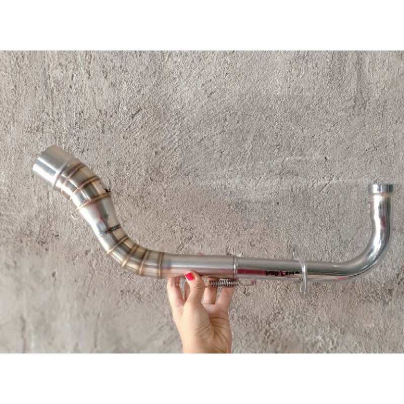 pipa leher/leheran knalpot racing Mio smile Mio sporty Mio GT Mio J diameter 38 50