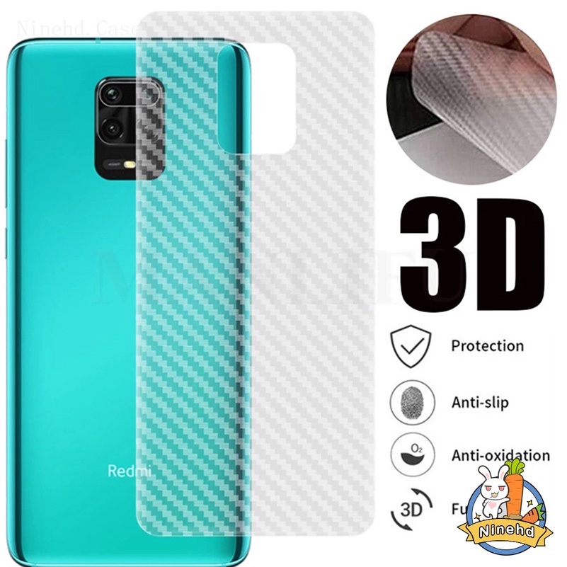 XIAOMI Film Pelindung Belakang Bahan Serat Karbon Untuk Redmi Note 10s 9s 11 10 9 8 7 6 5 Pro Redmi 10 10X 9A 9C 9T 8A 7A 6A 5 11T Pro 11 Lite Poco F3 M3 X3 NFC Mi 10T Pro