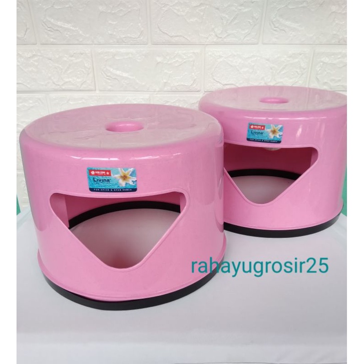 Kursi Jongkok Lion Star /  Bangku Jongkok Bundar Lion Star G-13 Stool