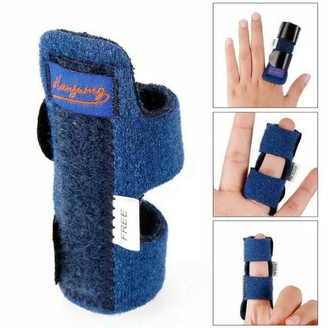 Finger support splint corrector brace jari terapi patah tulang