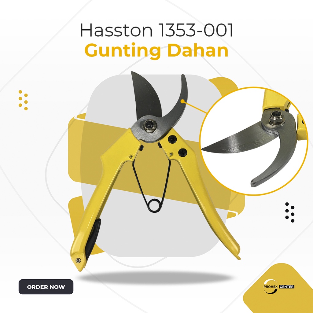 HASSTON PROHEX Gunting Bunga 8 ART.1353-001