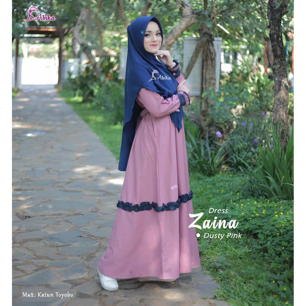 Dress Zaina by Abika / Zaina Dress / Dress Terlaris /Dress Syari