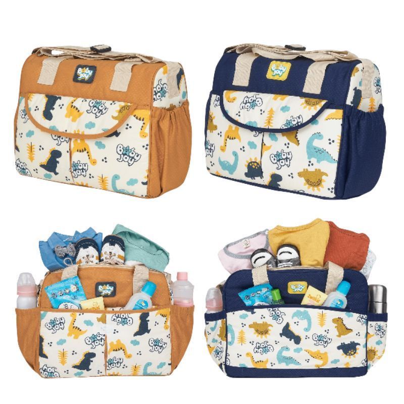 TAS BAYI BESAR BABY JOY UKURAN BESAR DAN MEDIUM || TAS BAYI BESAR DAN MEDIUM BABY JOY LITTLE DINO SERIES