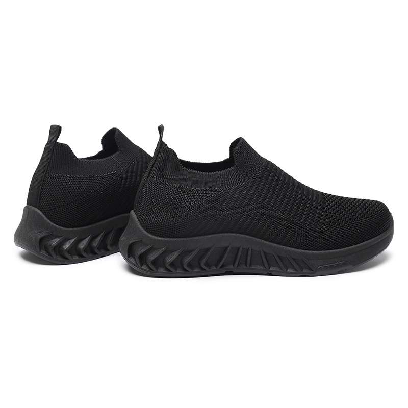 M Footwear - Sepatu Sneakers Rajut Anak Unisex - CSG4001FullBlack