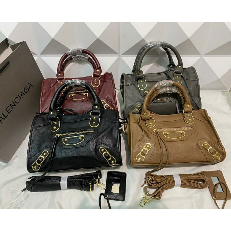 TAS BALEN CIAGA EDGE MEDIUM GOLDHW 28CM