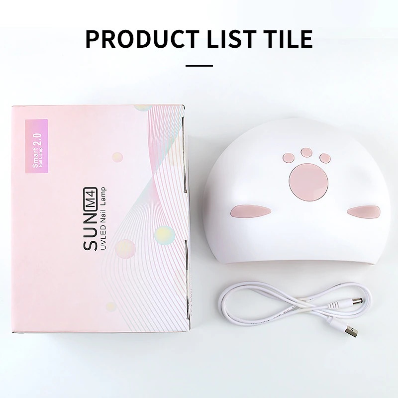 GS8 Pengering Kutek Kuku Smart Portable UV LED Nail Dryer 36W Pemanas Kuku Z3 Sun M4 Tangan Kaki