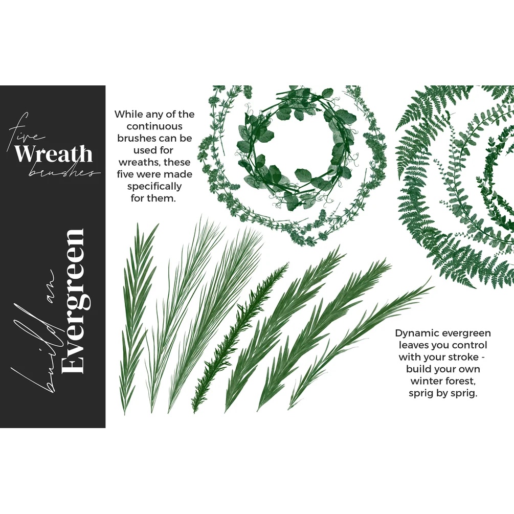 Procreate Brush - Greenery Herbarium Brushes for Procreate