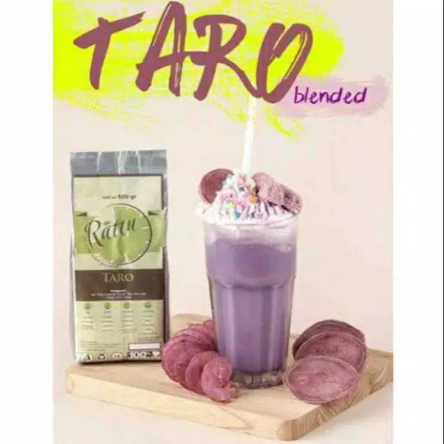 

RATTU BEVERAGE TARO POWDER 500 GR PREMIUM POWDER