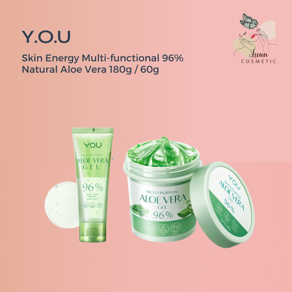 YOU Skin Energy Multi-functional 96% Natural Aloe Vera 180g / 60gr