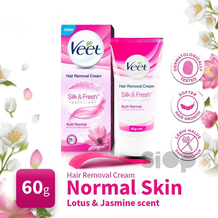 Veet Hair Removal Cream Perontok Penghilang Bulu Bpom Shopee Indonesia