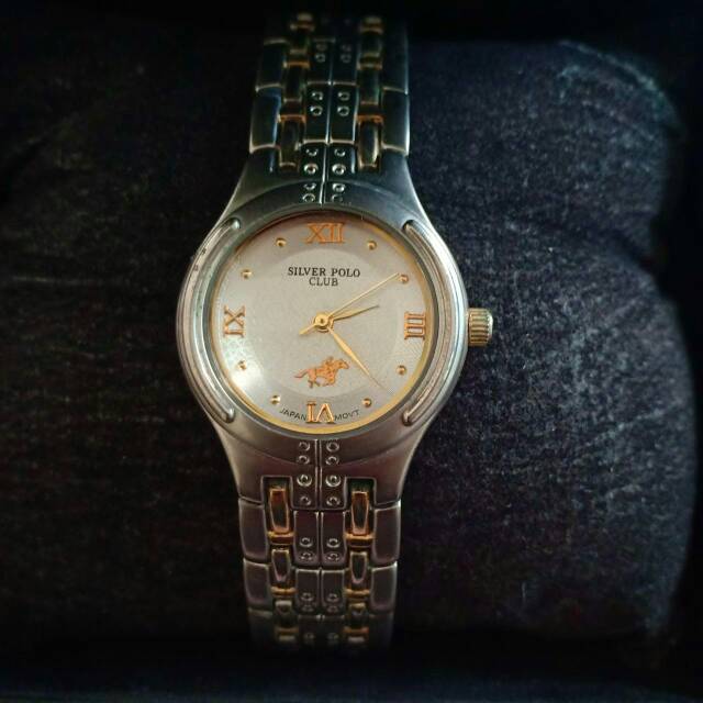 Silver Polo Club Original Jam Tangan Second Bekas Preloved Shopee Indonesia