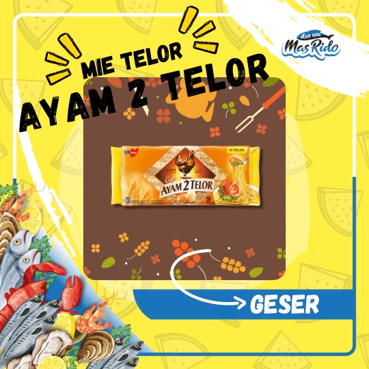 

Mie Telor Cap Ayam 2 Telor Mie Lebar Keriting Regular Instan Termurah
