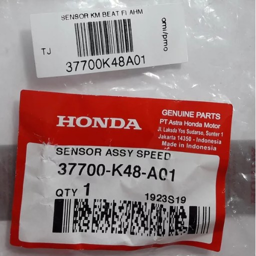 Sensor Speedometer Kilometer Sensor Assy Speed Beat Fi 100% Original ORI Honda AHM 37700-K48-A01