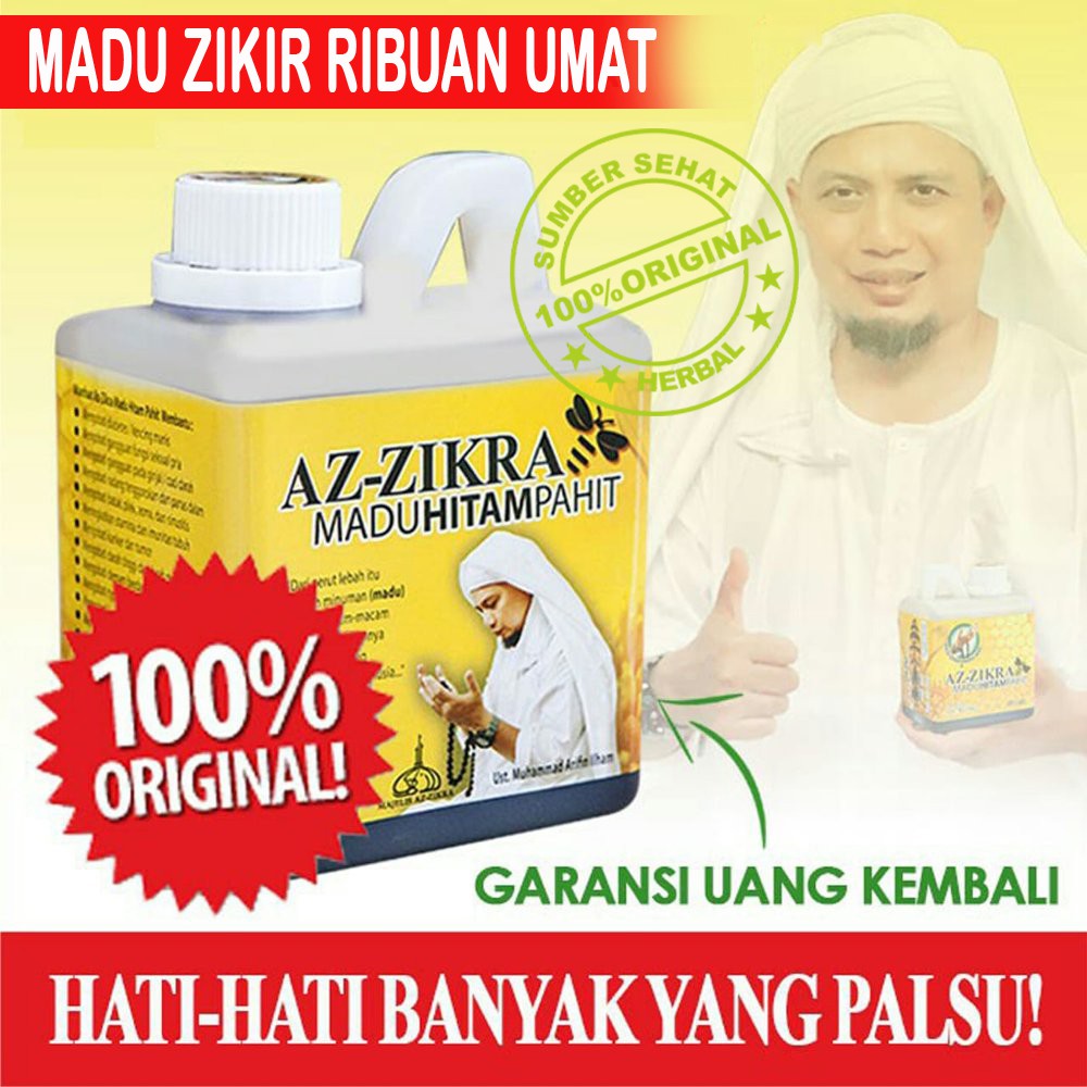 Infaq 10 Madu Az Zikra Hitam Brosur Ust Arifin Ilham Azzikra