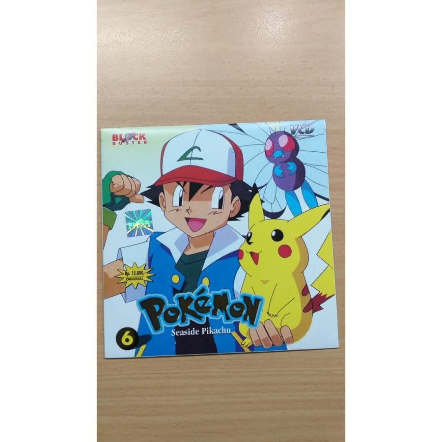 Kaset VCD CD Pokemon Vol 6 Seaside Pikachu Murah Koleksi