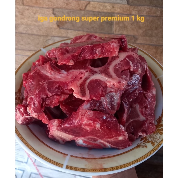 

Tulang Sop Tulang Rusuk Sapi Iga Gondrong Kombinasi Berat 1 kg