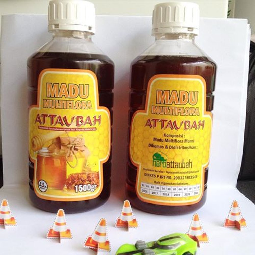 Madu MultiFlora New Attaubah 1.500 Gr | Shopee Indonesia