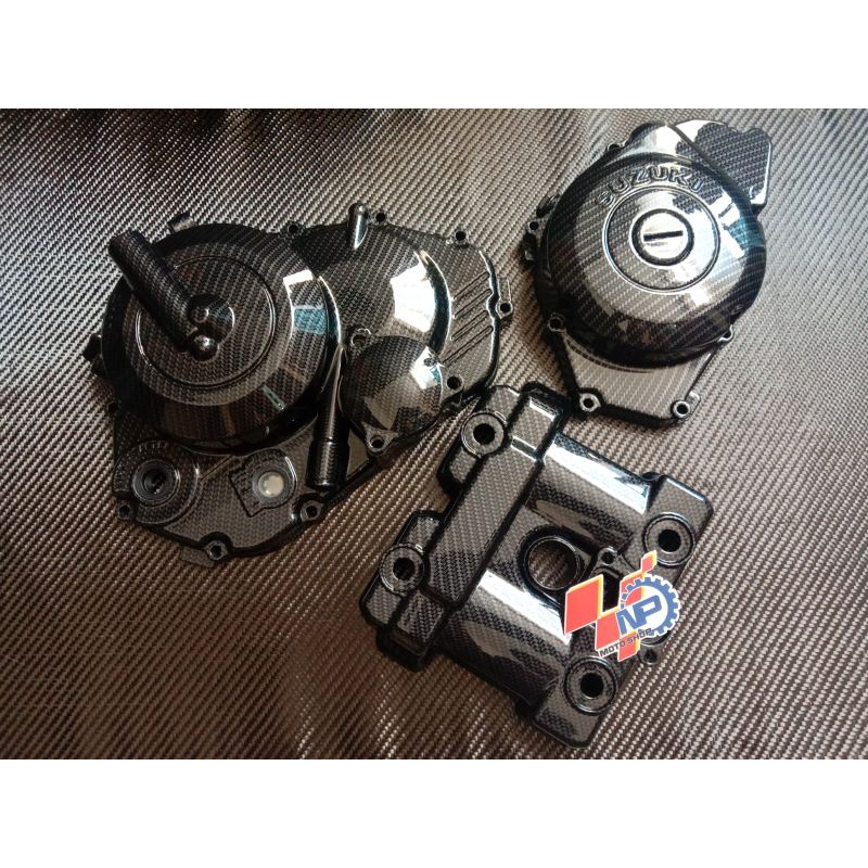 carbon celup blok mesin Satria Fu carbon