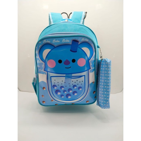 Tas Ransel Sekolah 15inch Boba Time