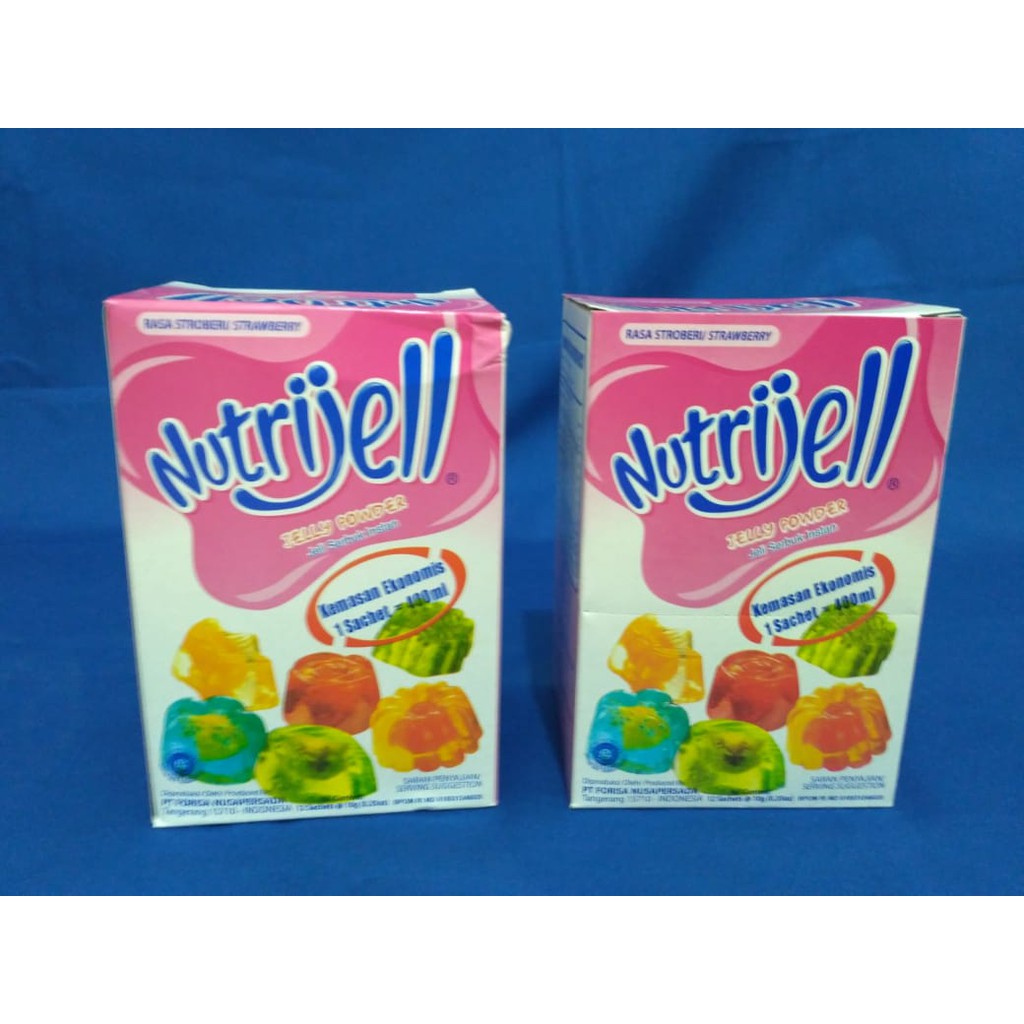 SEDANG PROMO!!! NUTRIJELL JELLY POWDER AGAR RASA STROBERI