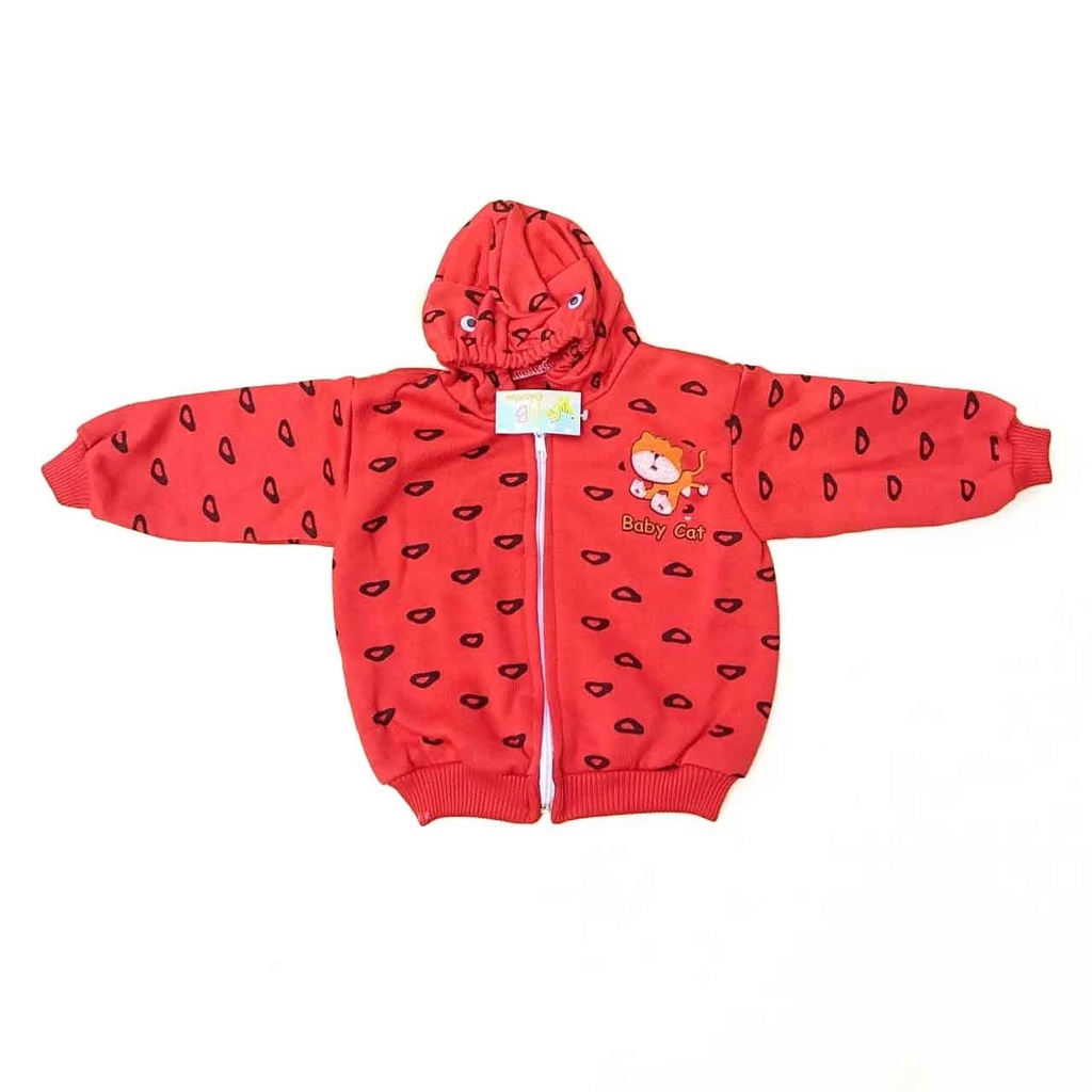 TERMURAH ( BISA COD )  [WN] JAKET HB COLLECTION NDOL BABY CAT / JAKET ANAK BAHAN KATUN TEBAL / USIA 