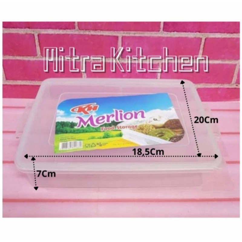 Toples Kotak Wadah, Box Kotak KH Merlion Food Storage