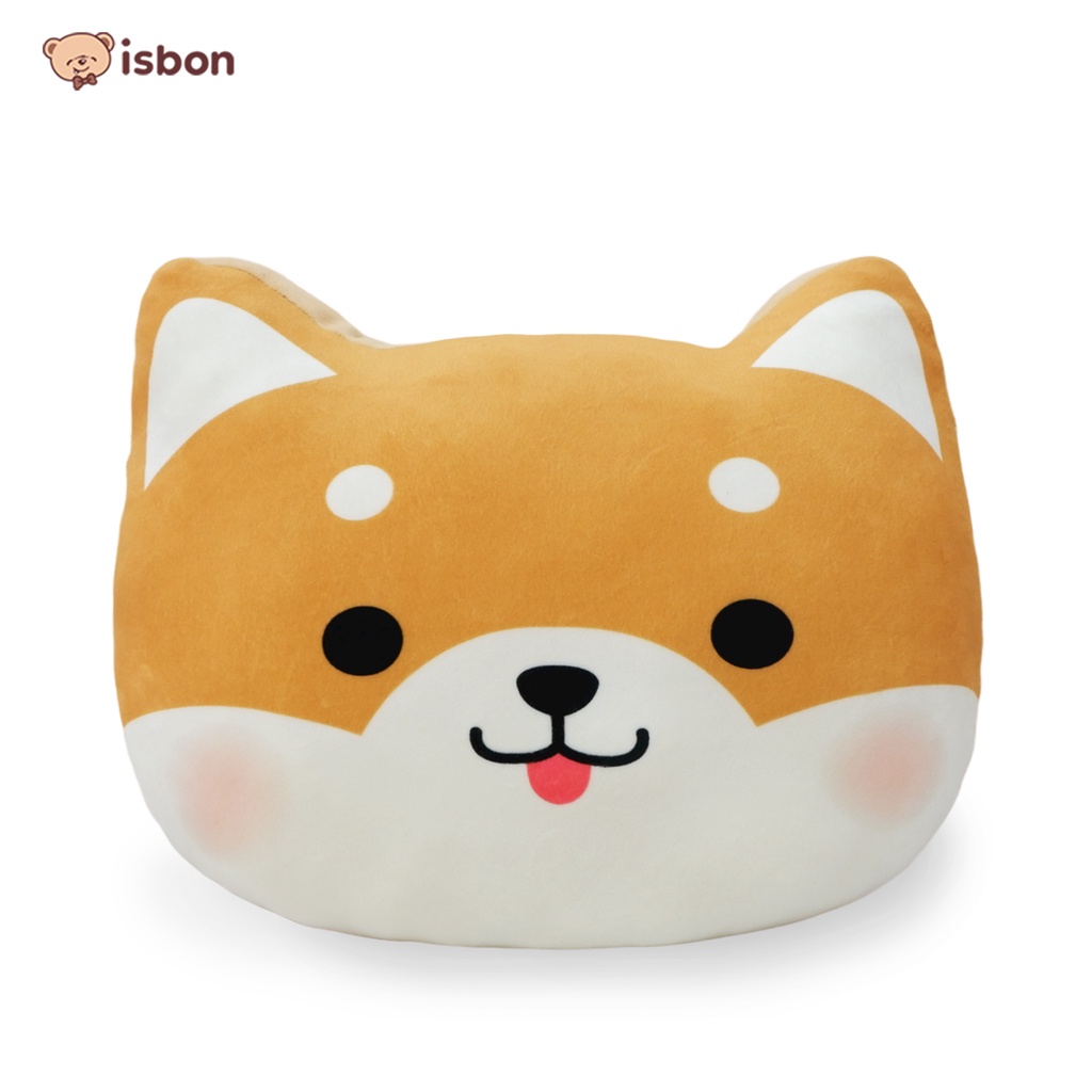 Boneka Bantal Kepala Karakter Anjing Shiba Imut Bahan Premium By Istana Bonneka