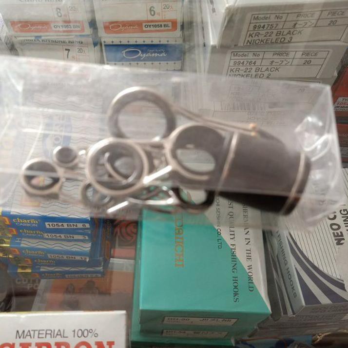 New Top Produk, Kartinifishing RING GUIDE KOLONGAN JORAN SURF PASIRAN SET isi 6 TERMURAH untuk 3.6 -