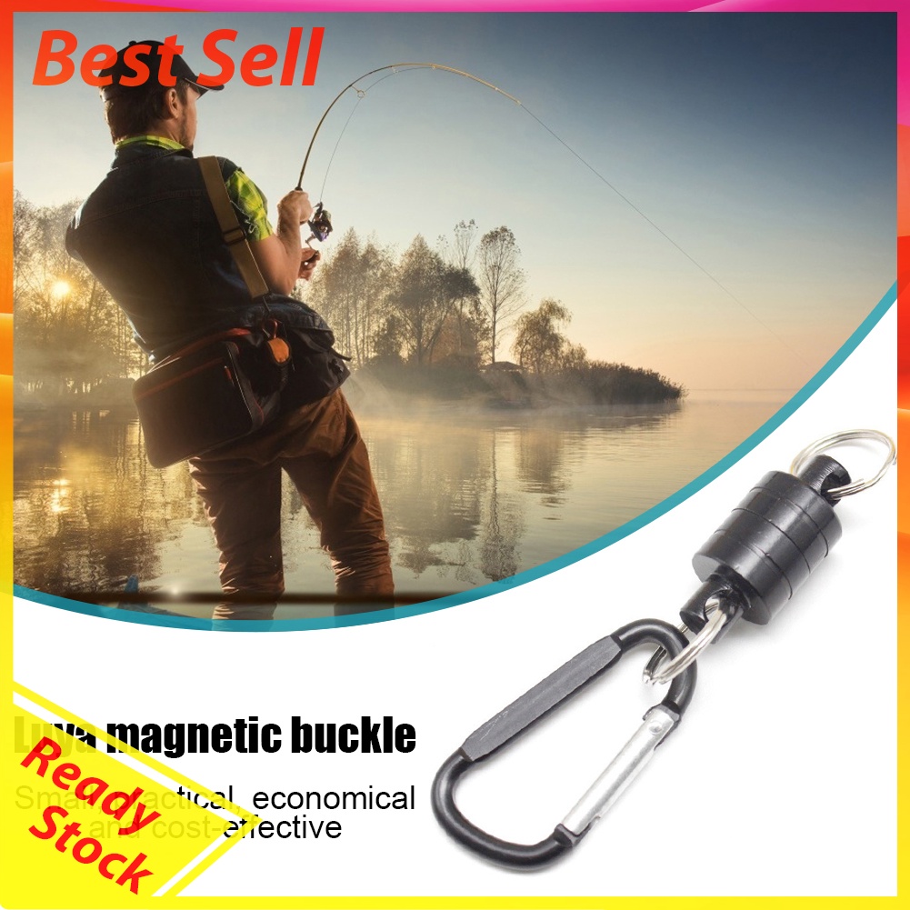 Outdoor Magnetic Buckle Portable Carabiner Lure Magnet Hanging Clasp Holder